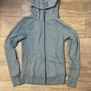 Lululemon dark grey Scuba Hoodie Size 2